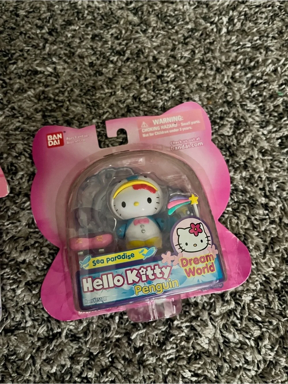 Set of 2 NEW Vintage Hello Kitty Figurine toys NIB